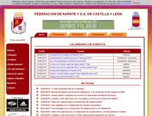 Tablet Screenshot of federacioncylkarate.com